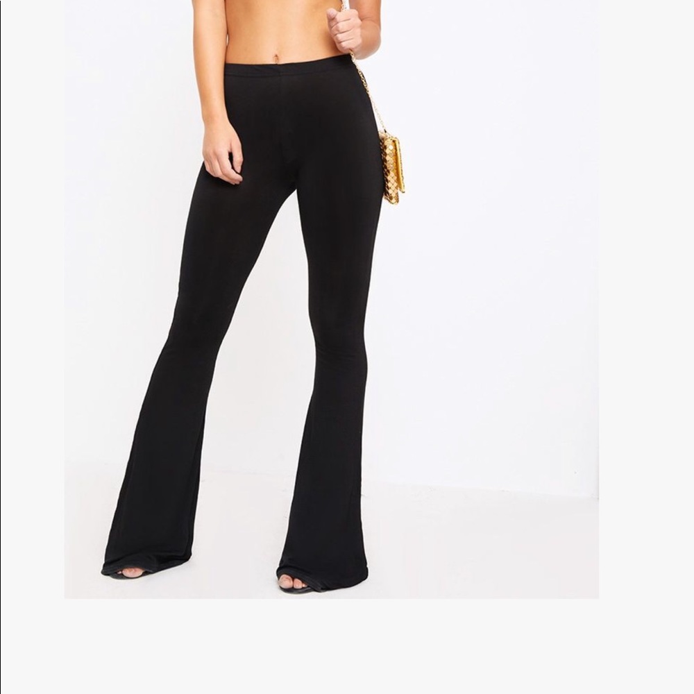 Flared Black stretchy pants